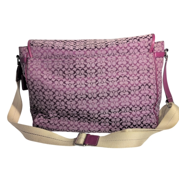 Coach Purple Patterned Women's Bag - Picture 3 of 11